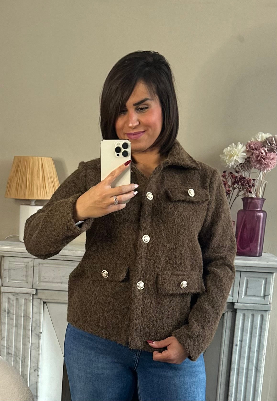 Veste bouton