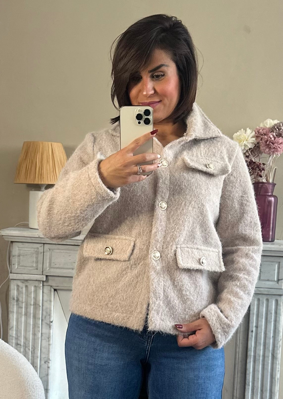 Veste bouton