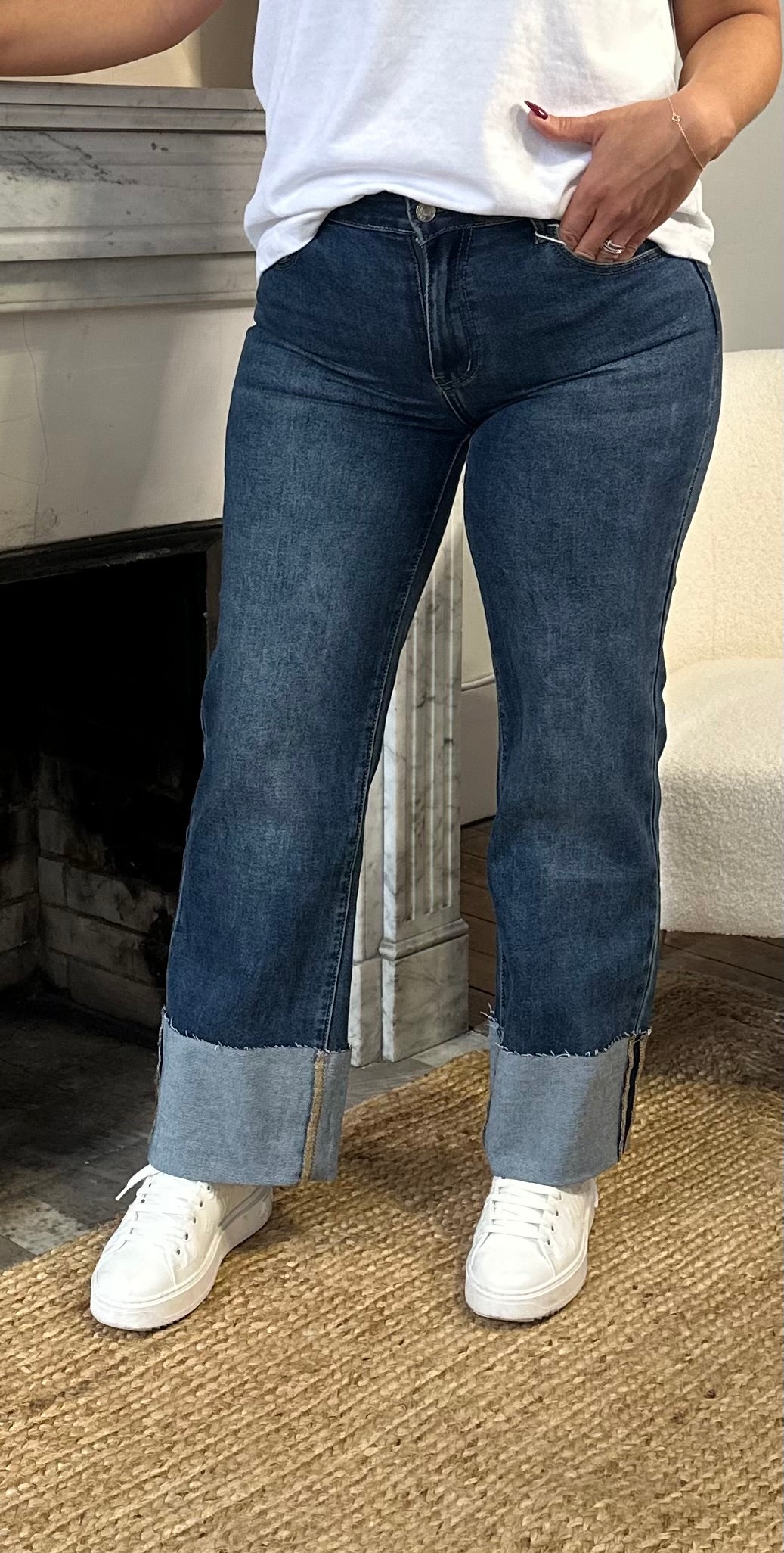 Jeans rebords XL