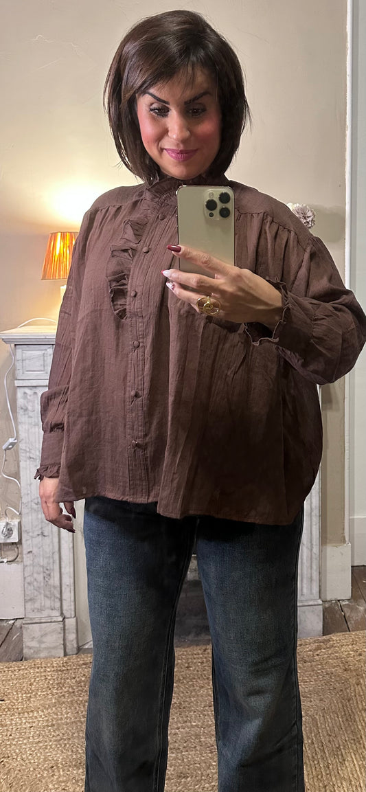 Chemise volants