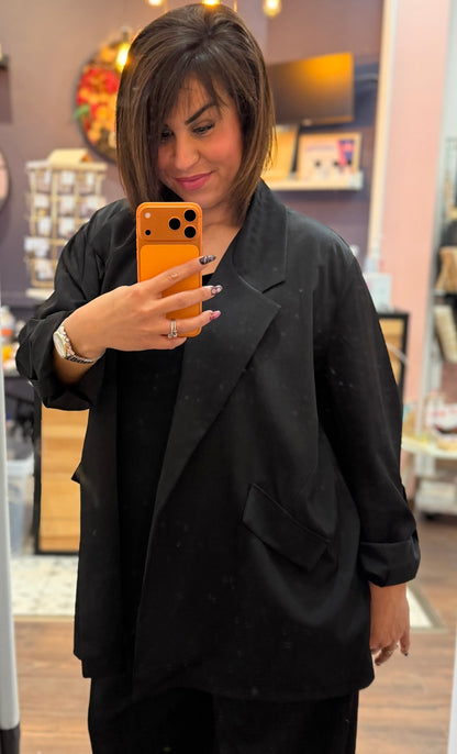 Blazer fluide  (plusieurs colorie