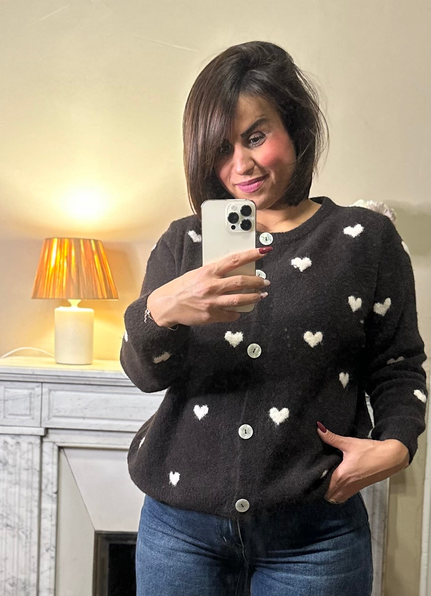 Gilet cœur