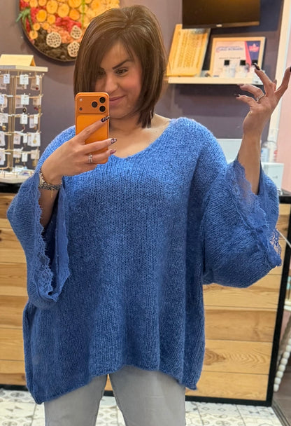Pull dentelle