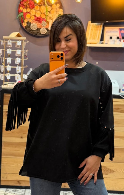 Sweat franges (plusieurs coloris)
