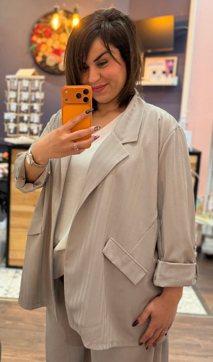 Blazer fluide  (plusieurs colorie