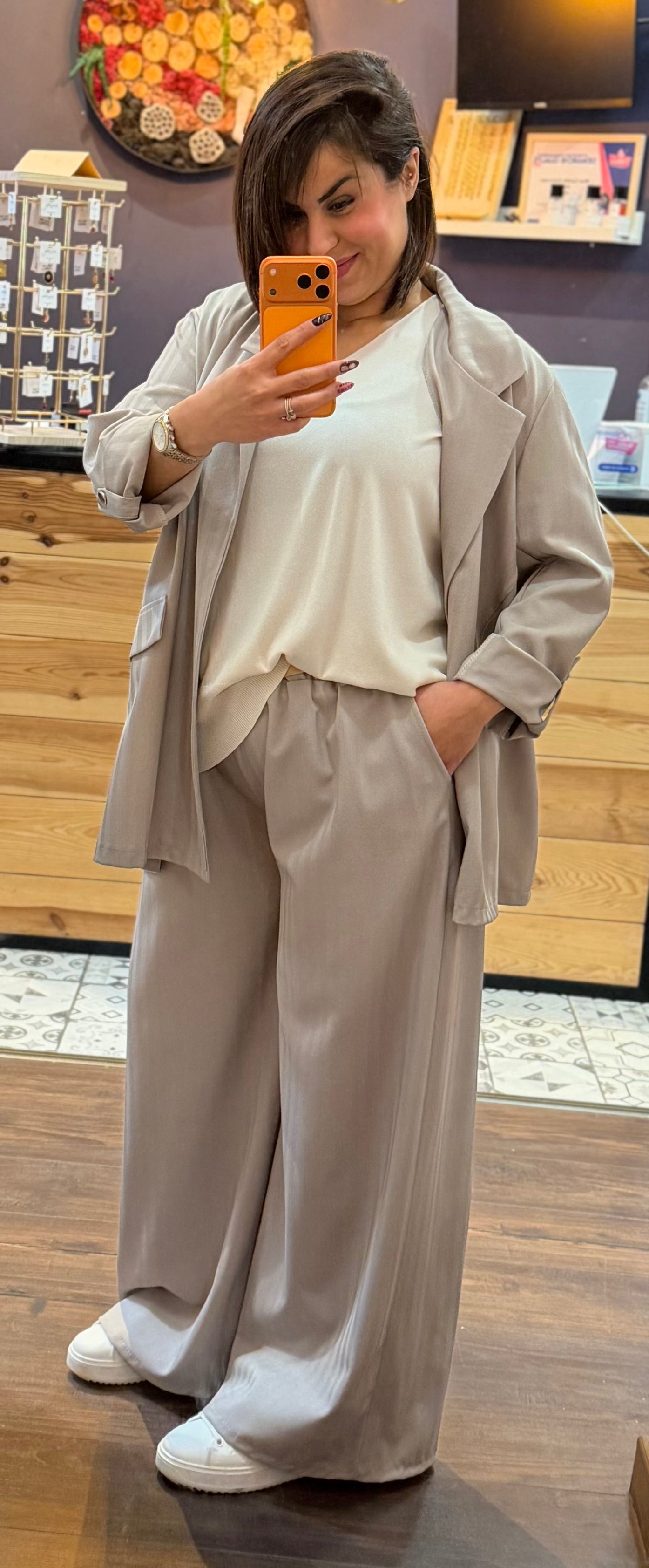 Blazer fluide  (plusieurs colorie